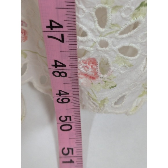 LoveShackFancy x Target Clementine Eyelet Romantic Cottagecore Midi Dress 12 - Picture 13 of 14